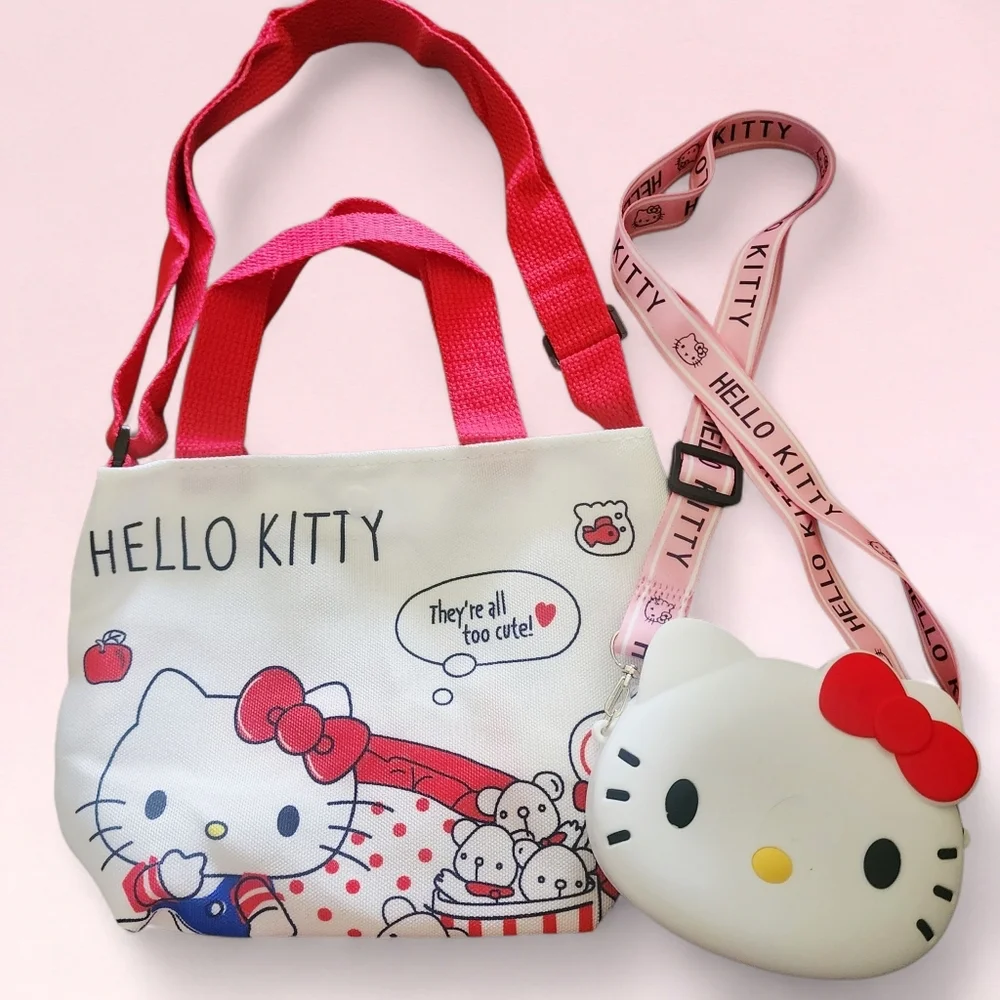 Hello Kitty Tote and Crossbody Set